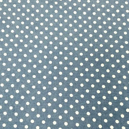 Denim Stof 145cm 40 prikker- 50cm